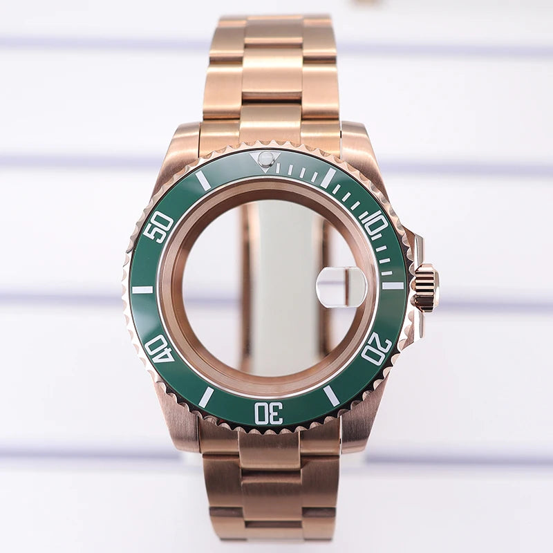 40mm Watch Case For NH35 NH36 NH70/8215/Eta2824 PT5000 NH34 Sapphire Glass