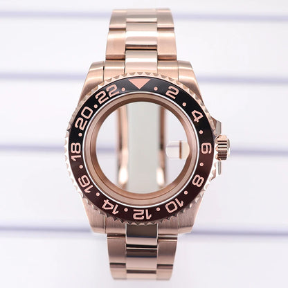 40mm Watch Case For NH35 NH36 NH70/8215/Eta2824 PT5000 NH34 Sapphire Glass