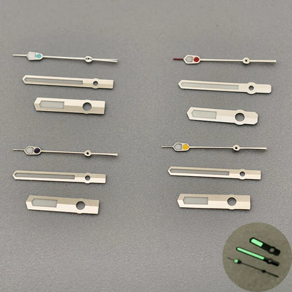 Green Luminous Watch Hands Fits 4R35 4R36 NH35 NH36 7S26 SKX007 SKX009 SRPD