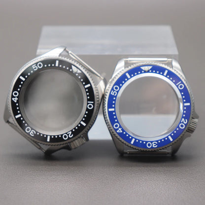 38mm Watch Case Mod Sapphire For Skx013 NH35/36 4R36 Multicolor Ceramic Bezel