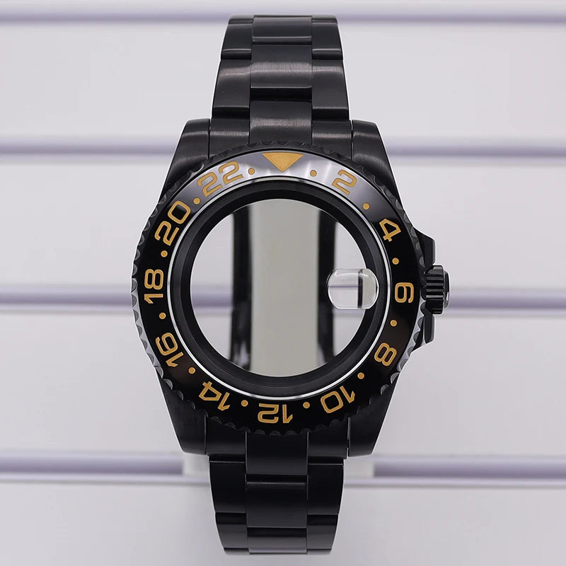 40mm Cases For SUB GMT NH34 NH35 NH36 NH38 4R36 Miyota8215 Eta 2824 Mod YACHT