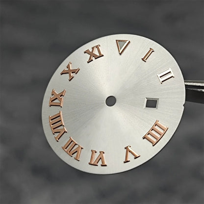24.5MM Watch Dial Arabic Scale Surface BGW9 Luminous for NH05/NH06 for 31mm Case
