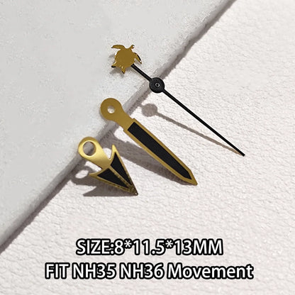 Watch Hands Luminous Suitable For NH35 NH36 Movement Personalized Second Hand