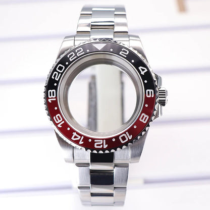 40mm Watch Cases Sapphire For Nh35 Nh36 Nh34/38 Nh70 Miyota 8215 Eta 2824 PT5000