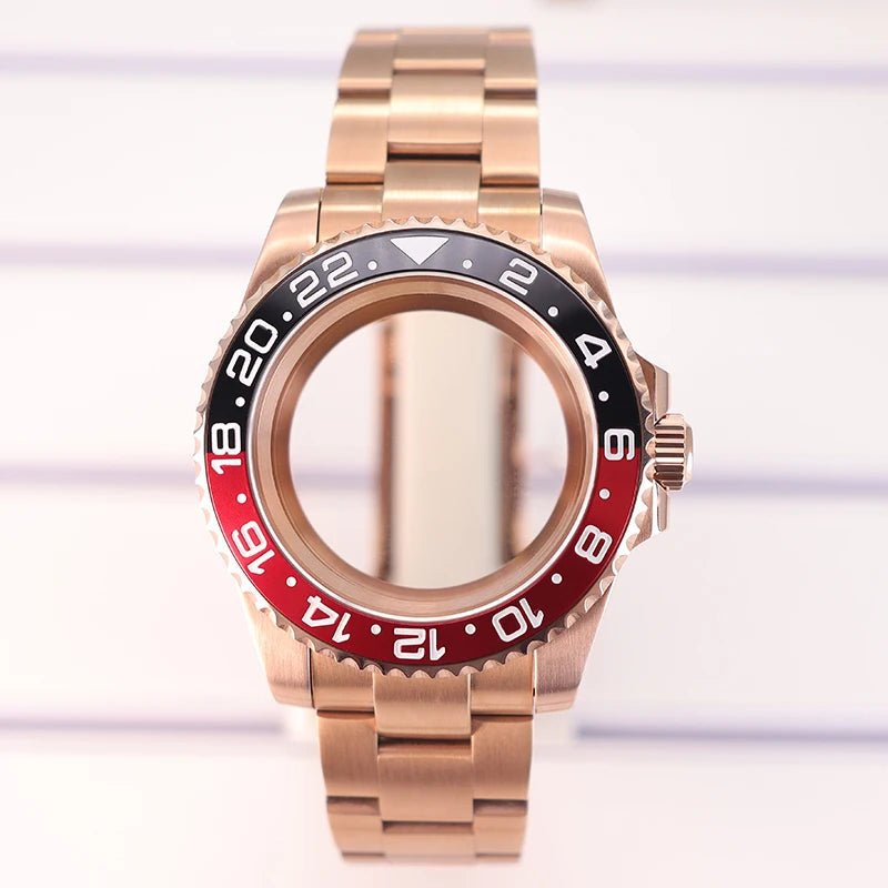 40mm Watch Case For NH35 NH36 NH70/8215/Eta2824 PT5000 NH34 Sapphire Glass