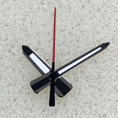 Modified Green Luminous Black-Red Watch Hands for NH35/NH36/4R/7S Movement