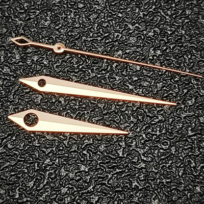 Gold/Rose/Silver/Blue Second Hands Silver Trim Watch Hands for NH35/NH36/NH34