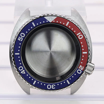 45mm Men's Watch Case With Chapter Ring For Mod Abalone NH35 NH36 NH34/38 4R36