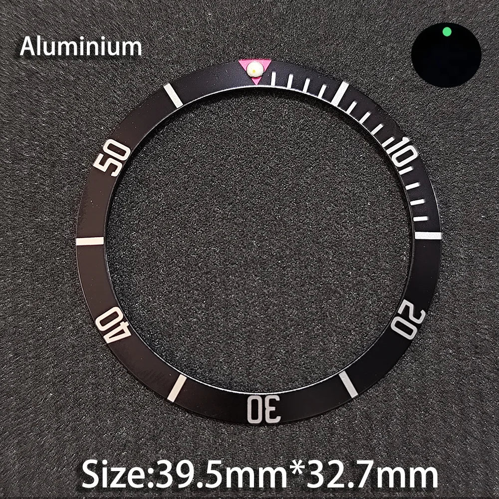 41mm For 8215 Watch Stainless Steel Case For 39.5mm Bezel Sapphire Glass Cases