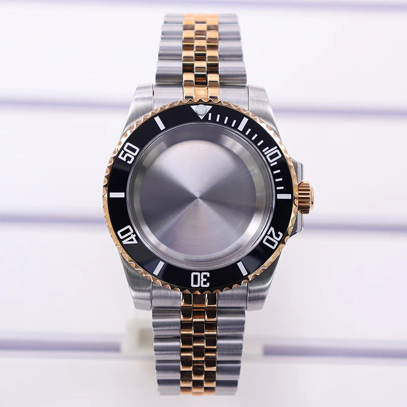 40mm Cases For NH35 NH34 NH36 NH38 NH70 Miyota8215 Eta2824 Unidirectional Bezel