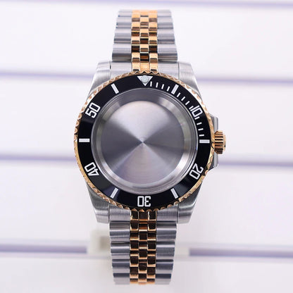 40mm Cases For NH35 NH34 NH36 NH38 NH70 Miyota8215 Eta2824 Unidirectional Bezel