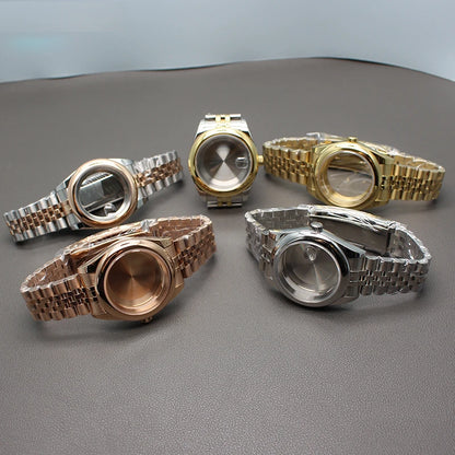 36/40mm Watch Case Sapphire Crystal For Nh35 NH36 Miyota 8215 28.5mm Dial Oyster