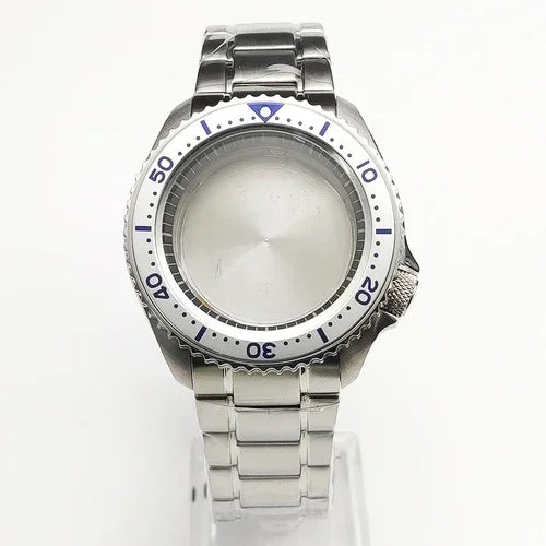 42mm Watch Case+ Strap Set SKX007 Case with Chapter Ring Sapphire for NH35 NH36