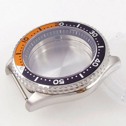 41mm Sapphire Glass Solid Watch Case fit NH35 NH36 SKX007 20ATM Water Resistance