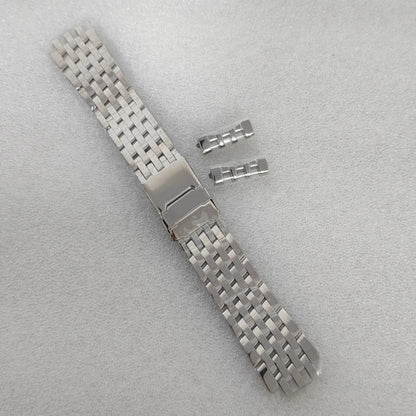 46.5mm Large Steel Watch Case Strap Set with Mineral Glass and Hands for VK63