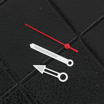 White Red Watch Hands Fit for NH35 NH36 4R 7S Movement with Green Luminous
