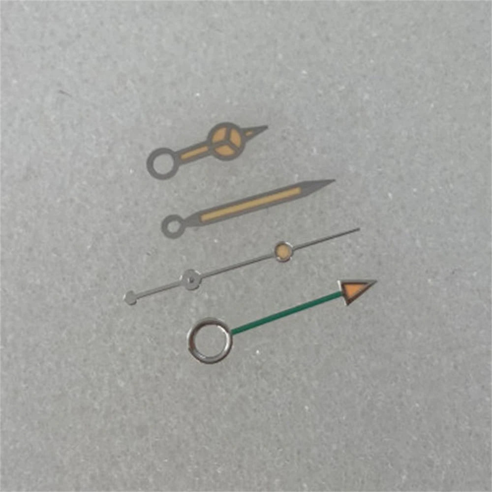 Replacement Watch Hands Green Luminous 4Pins Gmt-Hand for NH34 Movement