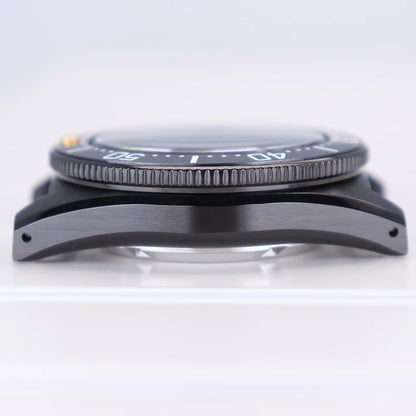 40mm Diver Watch Case Sapphire Glass with Bezel For NH35 NH36 NH34 NH38 4R36