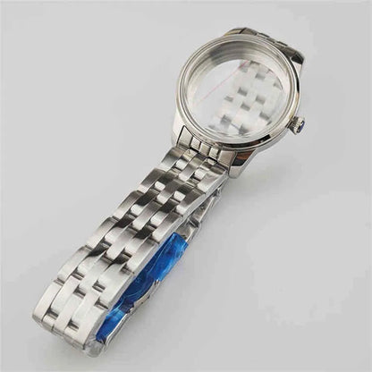33/39.5mm Watch Case Strap for NH35 NH36 Modified 316L Steel Case Watchband