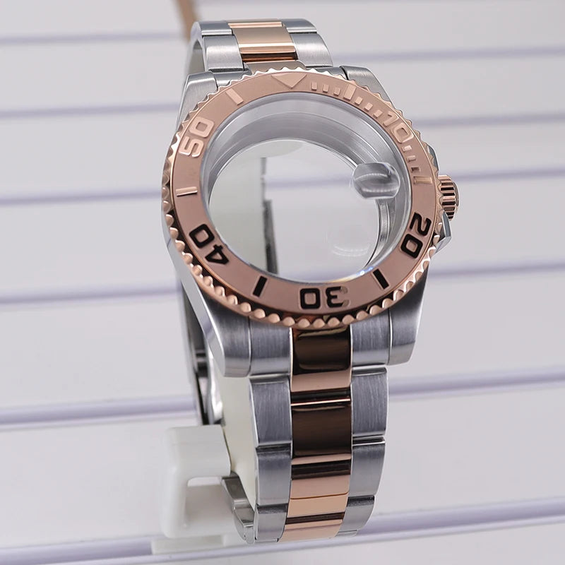 40mm Cases For NH35 NH34 NH36 NH38 NH70 Miyota8215 Eta2824 Unidirectional Bezel