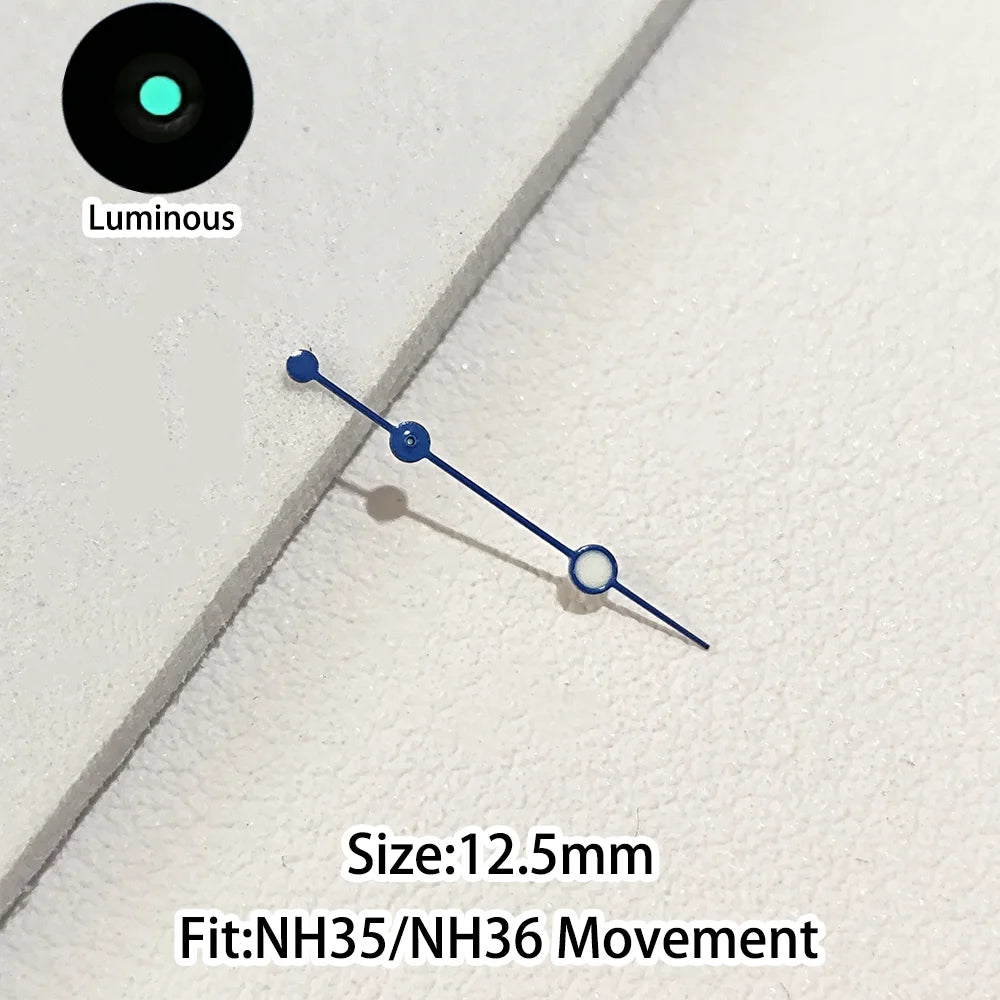 Green/Blue Green Luminous Watch Hands Fit NH35 NH36 Personalized Second Hand