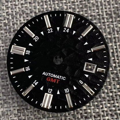 33.5mm Dial Luminous Mark fit GS Model Vintage Style NH34A Movement Watch