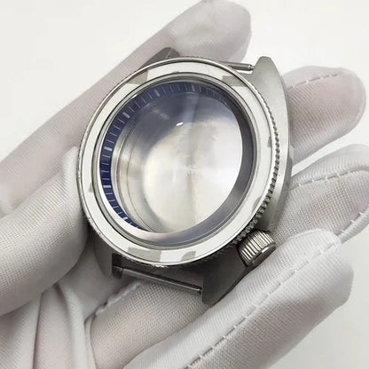 40mm Watch Case with Ceramic Bezel Shadow Ring Sapphire Crystal for NH35/NH36/4R