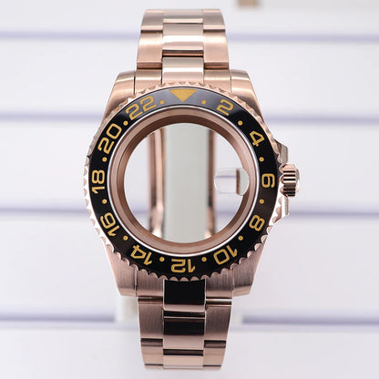 40mm Watch Case For NH35 NH36 NH70/8215/Eta2824 PT5000 NH34 Sapphire Glass