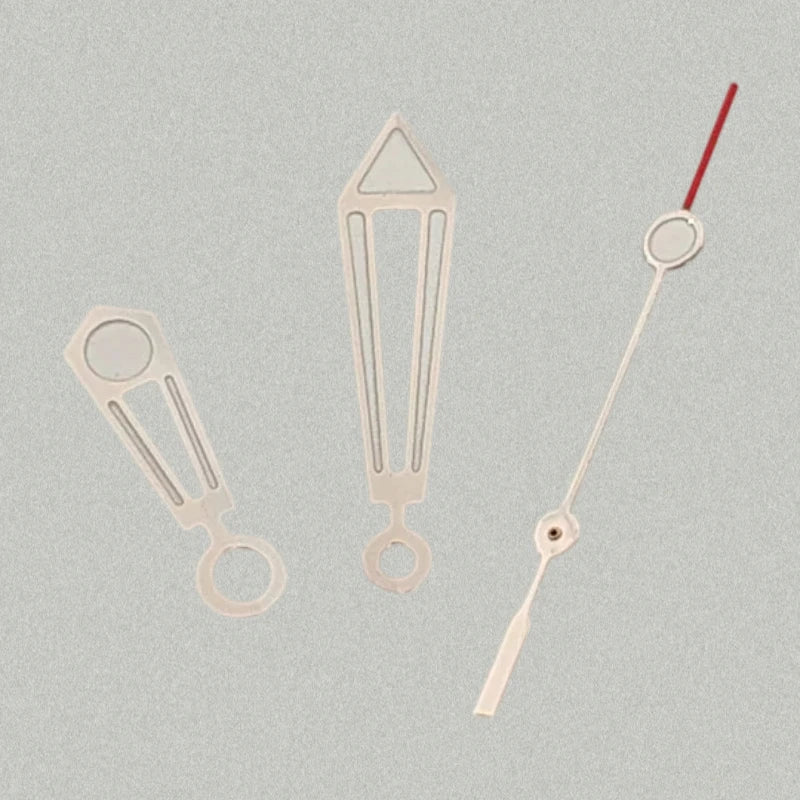 Modified Green Luminous Silver-Yellow Watch Hands for NH35/NH36/4R/7S Movement