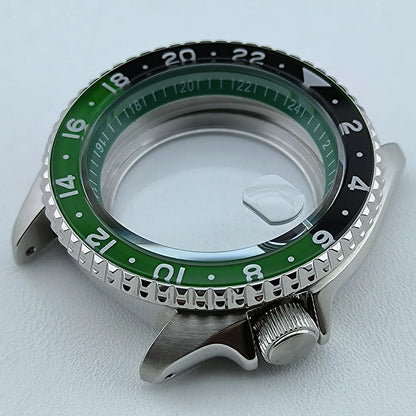 316L Stainless Steel Watch Case with Bezel for NH35 NH34 Movement Fit 28.5mm Dial