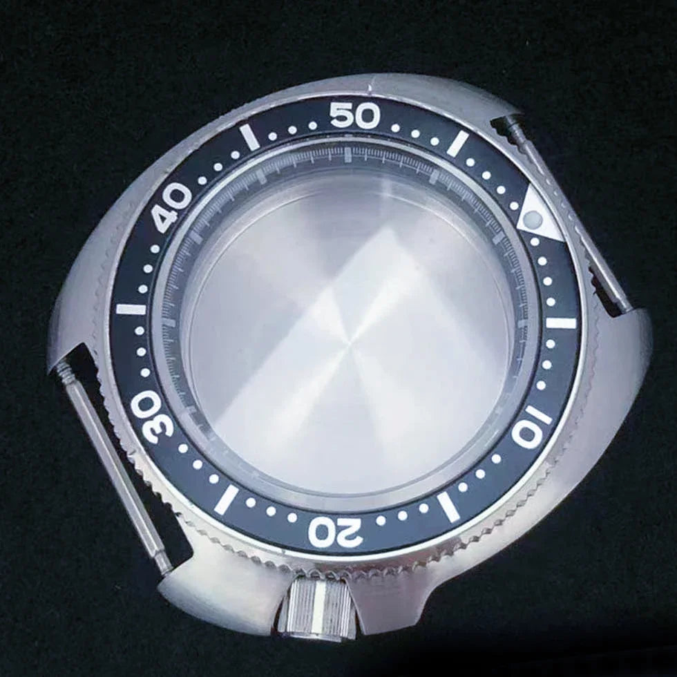 41mm Stainless Steel Watch Case Sapphire Glass Black Inner Shadow for NH35/ NH36