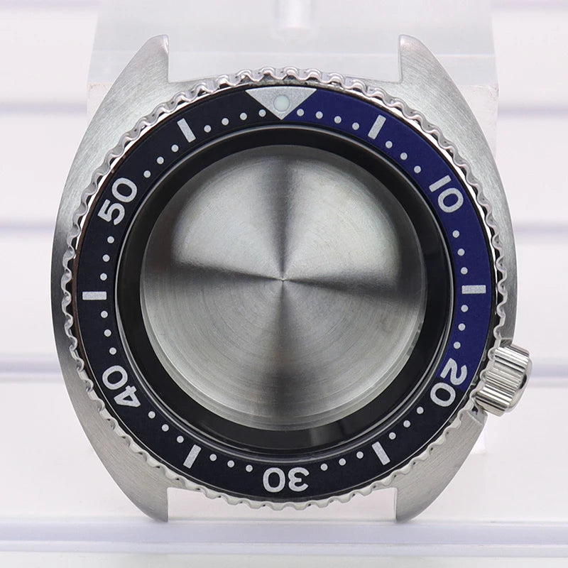 45mm Men's Watch Case With Chapter Ring For Mod Abalone NH35 NH36 NH34/38 4R36