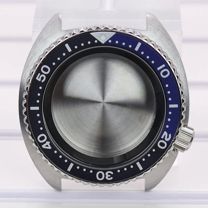45mm Men's Watch Case With Chapter Ring For Mod Abalone NH35 NH36 NH34/38 4R36