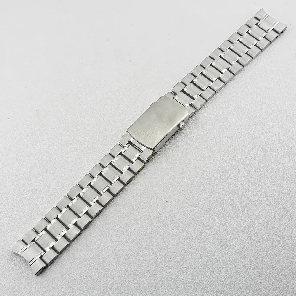39.7mm Silver 316L Steel Watch Case 20mm Strap Solid VK63 Watch Header For VK63
