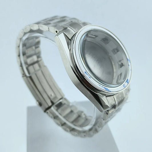 40mm Stainless Steel Watch Case with Sapphire Glass fit 32.5mm Dial for VK63