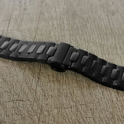 41mm Watch Case Band Set Sapphire Glass Transparent Bottom Strap for NH35 NH36