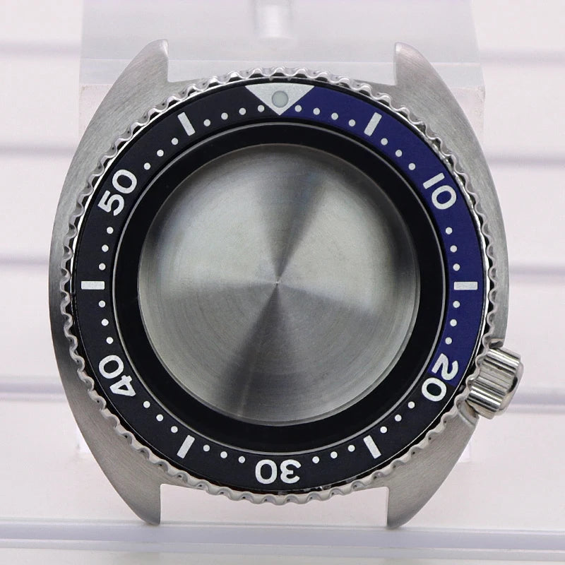 45mm Men's Watch Case With Chapter Ring For Mod Abalone NH35 NH36 NH34/38 4R36