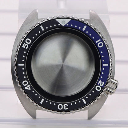 45mm Men's Watch Case With Chapter Ring For Mod Abalone NH35 NH36 NH34/38 4R36
