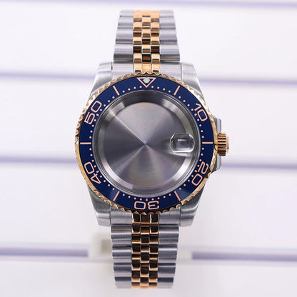 40mm Watch Case For NH35 NH34 NH36 NH70/Miyota8215/Eta2824 PT5000 Slide Buckle