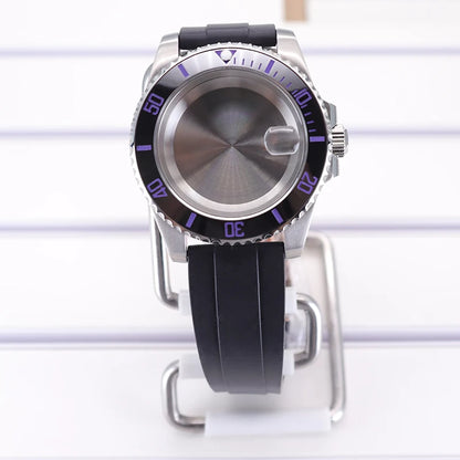 40mm Watch Case For 4R NH35 NH36 NH34/38 NH70 8215 Eta2824 PT5000 Sapphire Glass