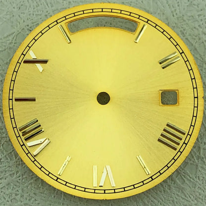 Modified 31mm Calendar Roman Numeral Multicolor Watch Dial For 8285 Movement