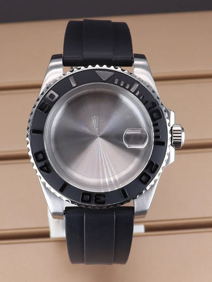 40mm Men's Watch Cases For NH34 NH35 NH36 NH38 Miyota 8215 ETA2824 YACHT-MASTER