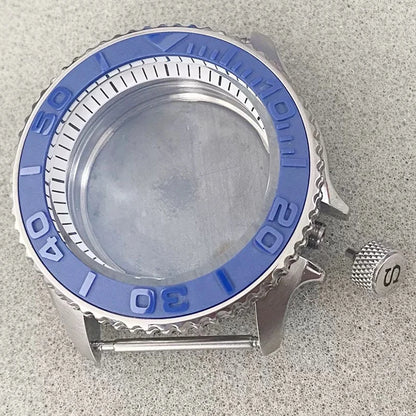 316L Steel 41.5mm 3.8 SKX007 SUB GMT 1-11 Bezel+Ring Watch Case Fit NH35/NH36