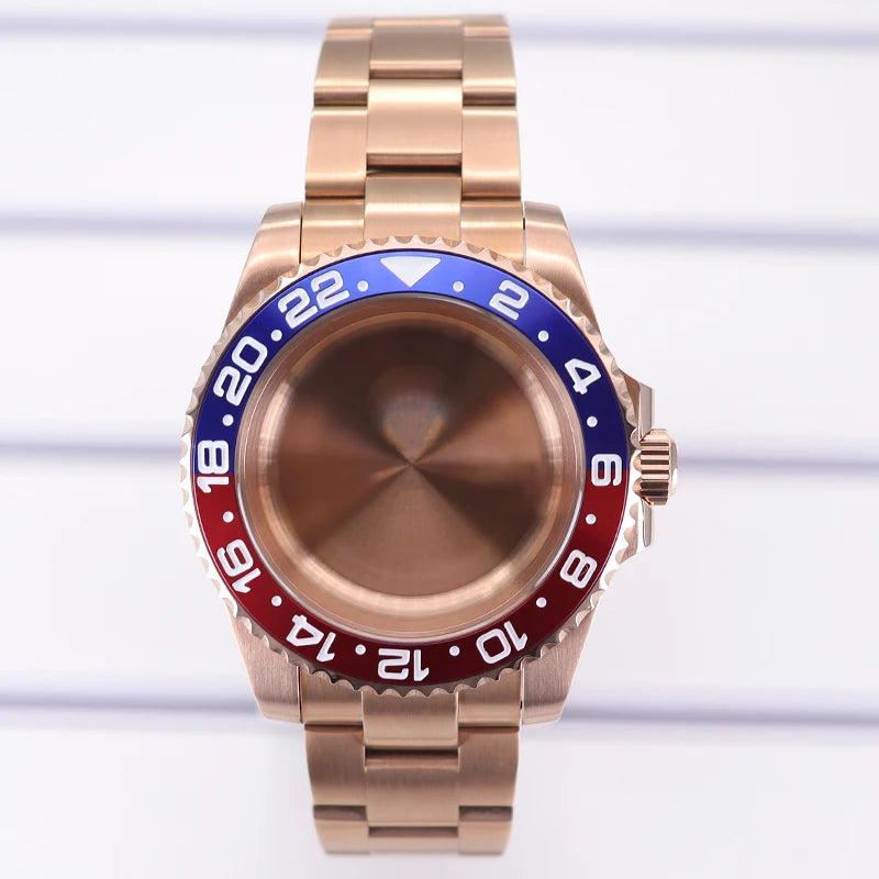 40mm Watch Case For NH35 NH36 NH70/8215/Eta2824 PT5000 NH34 Sapphire Glass
