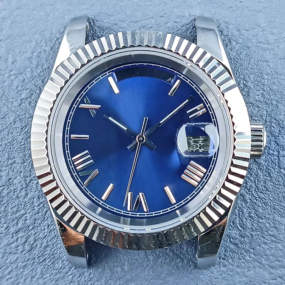 40mm Sapphire Glass 316L dual calendar watch 904L strap suitable for 8285 Movt