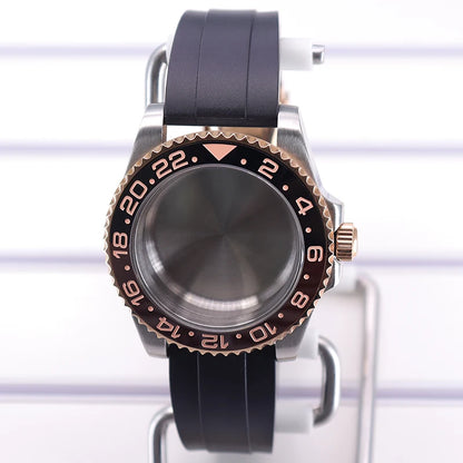 40mm Cases For NH35 NH34 NH36 NH38 NH70 Miyota8215 Eta2824 Unidirectional Bezel
