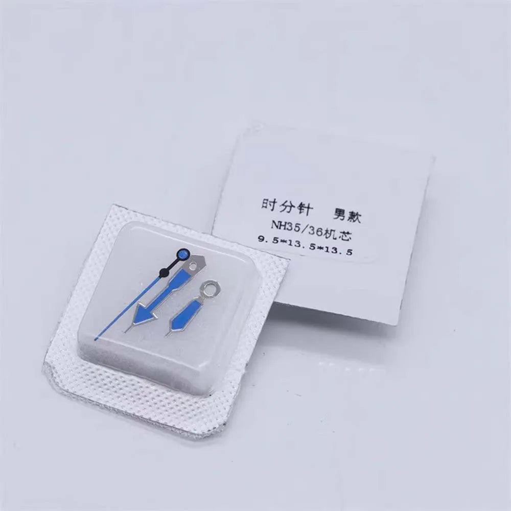 Watch Hands Set No Luminous Hour Minute Second Pointers for NH35A NH36 Movements
