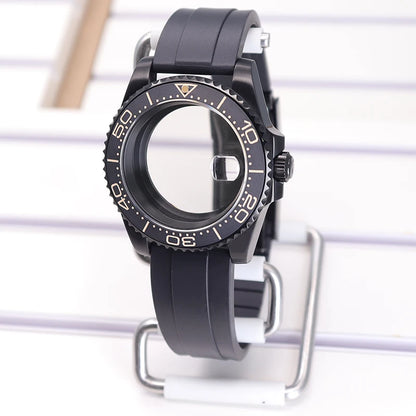 40mm Watch Case Sapphire For SUB NH35 NH36 NH34 GMT NH38 GMT Miyota 8215 Eta2824