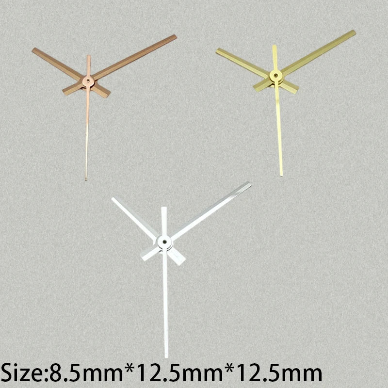 Modified Simple Silver/Gold/RoseGold Watch Hands for NH35/NH36/4R/7S Movement