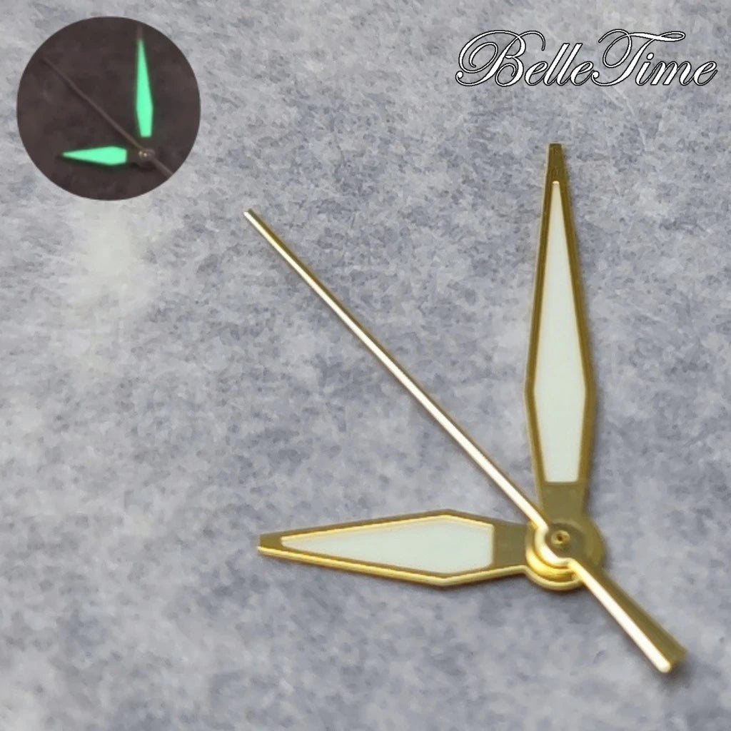 C3 Green luminous Multicolor Watch Hands for NH34 NH35 4R35 NH36 4R36 Movement
